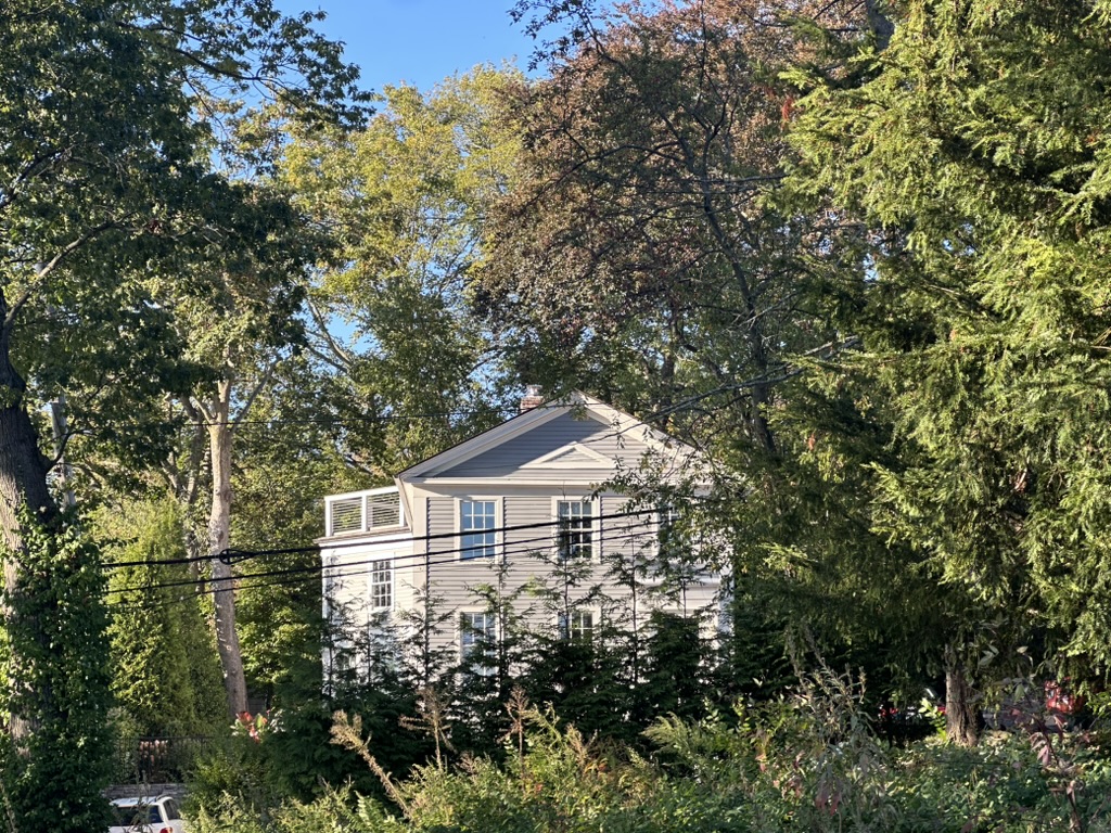 house in early fall